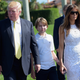 Donald Trump, Barron Trump and Melania Trump attends Trump Invitational Grand Prix Mar-a-Lago Club at The Mar-a-Largo Club on January 4, 2015 in Palm Beach, Florida.